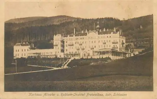 Czech Republic Jesenik Kurhaus Altvater & Radium-Institut Freiwaldau Ostr Schlesien