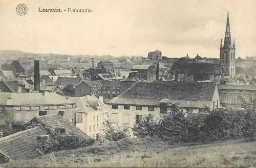 Belgium Louvain/ Leuven cityscape panorama