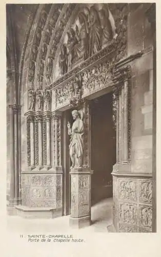 France Paris Sainte Chapelle Porte de la Chapelle Haute Monuments historiques