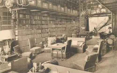 Belgium Chateau de Mariemont - la Bibliotheque