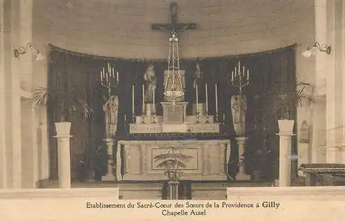 Belgium Gilly Sacre Coeur des Soeurs de la Providence Chapelle Autel