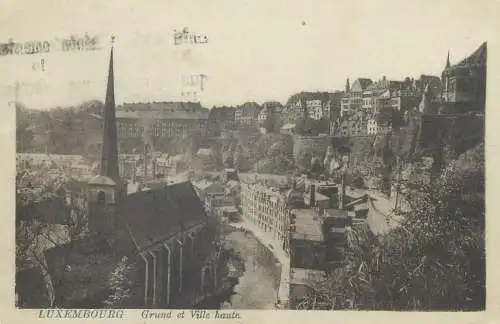 Luxembourg cityscape