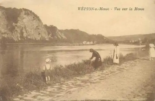 Belgium Wepion sur Meuse - vue sur la Meuse