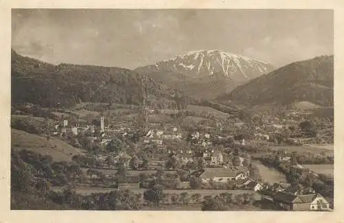 Austria Scheibbs with Otscher general view
