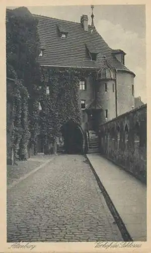 Germany Altenburg forecourt of the castle