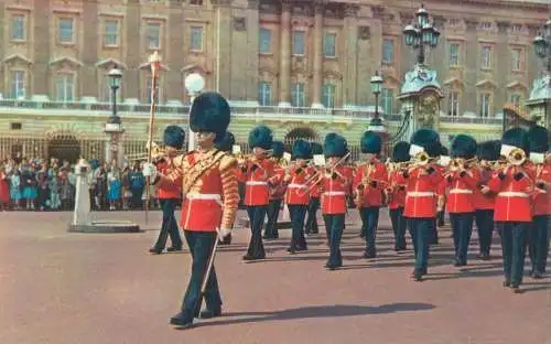 England London Buckingham Palace Band of the Guards parade