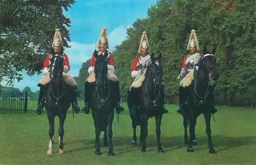 England London Mounted Life Guards Corps in Hyde Park