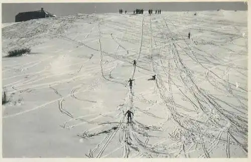 Italy Col Nevegal (Belluno) Piste di sci pressi dell'Albergo Rifugio