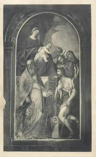 Feste Centenario di S Francisco d'Assisi dal quadro esistente nella Chiesa dei Cappuccini in Udine
