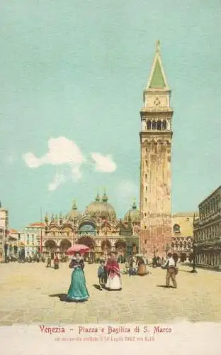 Italy Venezia Piazza e Basilica di S Marco