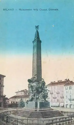 Italy Milano Monumento delle Cinque Giornate