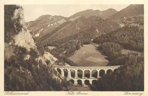 Austria Semmering rail viaduct general view