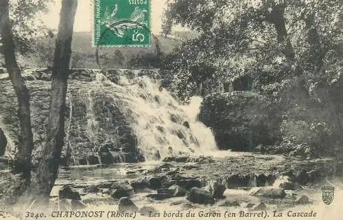 Postcard France Rhone Chaponost les bords du Garon