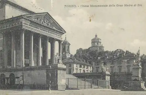 Postcard Italy Torino chiesa monumentale della Gran Madre di Dio