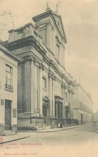Postcard Belgium Gand eglise Sainte Barbe