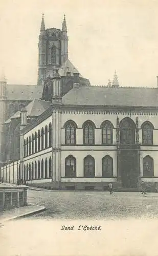 Postcard Belgium Gand l'eveche