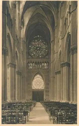 Postcard France Marne Reims la cathedrale