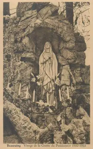 Postcard Belgium Beauraing Vierge de la Grotte du Pensionnat