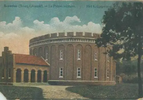 Postcard Belgium Beverloo Bourg Leopold la prison militaire