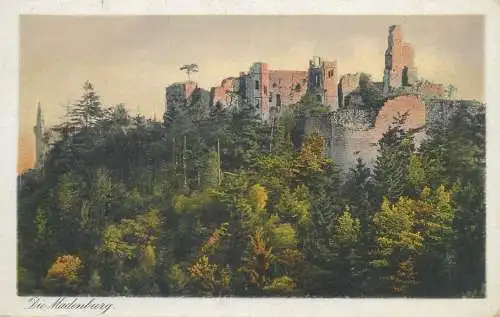 Postcard Germany Madenburg Castle