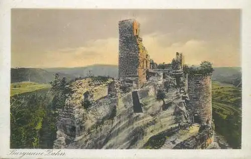 Postcard Germany Dahn Burgruine