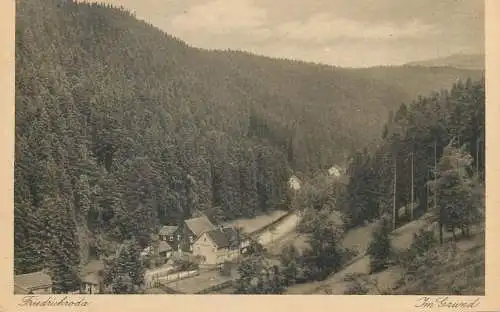 Postcard Germany > Thuringia > Friedrichroda