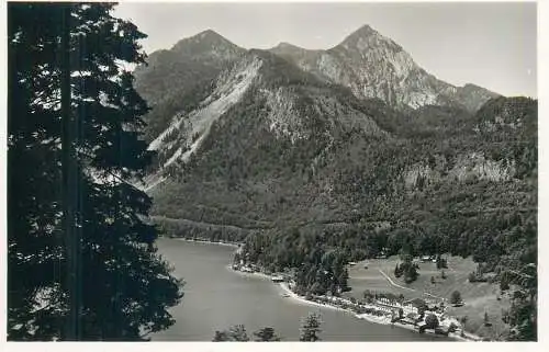Postcard Germany Hotel Fischer am See Urfeld am Walchensee