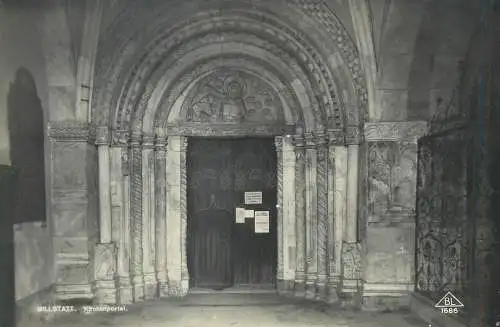 Postcard Austria Millstatt kirchenportal