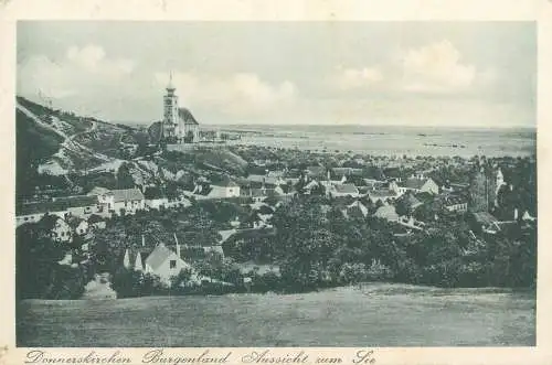 Postcard Germany Donnerskirchen Burgenland Aussicht zum See