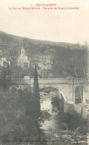 France Amelie les Bains Le Pont de l'Hopital Militaire Gorges du Mondoni