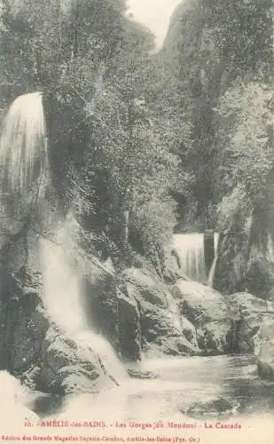 France Amelie les Bains Les Gorges du Mondoni la cascade