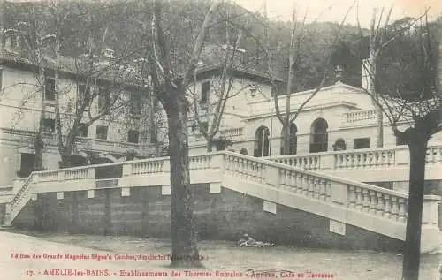 France Amelie les Bains etablissements des thermes romains
