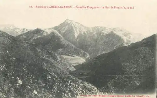 France Amelie les Bains Frontiere Espagnole Le Roc de France