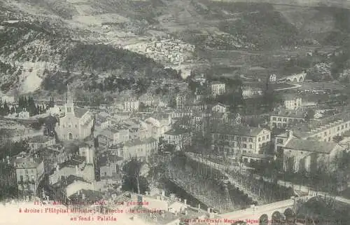 France Amelie les Bains panorama hopital militaire le cimetiere