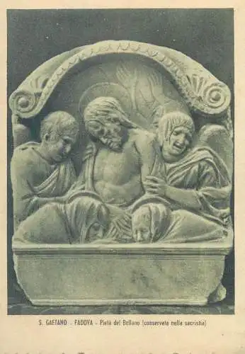 Postcard Italy Padova S. Gaetano Pieta del Bellano