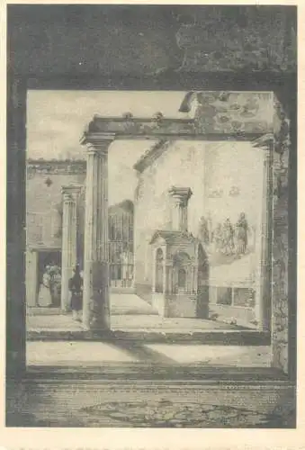 Postcard Italy Pompei Casa del Poeta Tragico