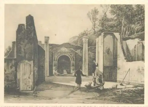 Postcard Italy Pompei Casa della Fontana grande