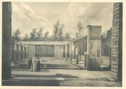 Postcard Italy Pompei Casa di Castore e Polluce