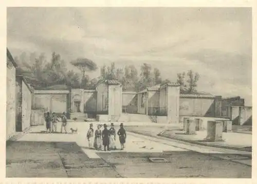 Postcard Italy Pompei Il Macellum da G. Gigante