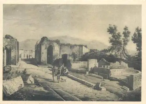 Postcard Italy Pompei porta d'Ercolano