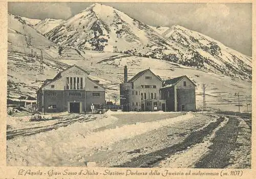 Postcard Italy l'Aquila Gran Sasso d'Italia