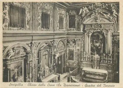 Postcard Italy Senigallia Chiesa della Croce quadro del Baroccio