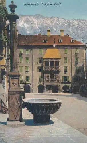 Postcard Austria > Tirol > Innsbruck Goldened Dachl