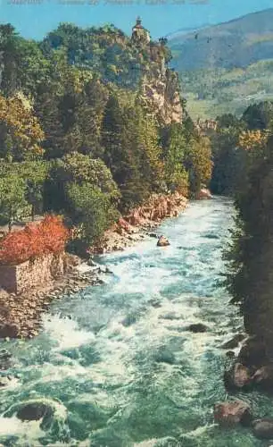 Postcard Italy Merano castel San Seno