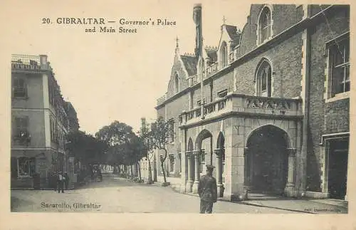 Gibraltar Governor's Palace & Main Street