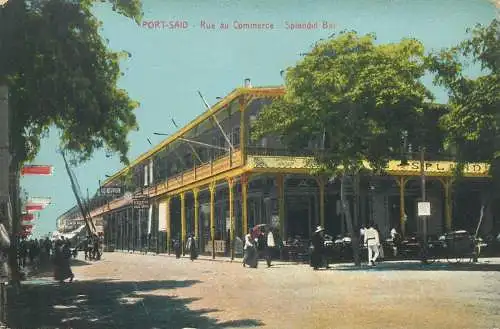 Egypt Port Said Rue du Commerce Splendid Bar