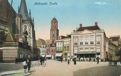 Netherlands Zwolle Melkmarkt
