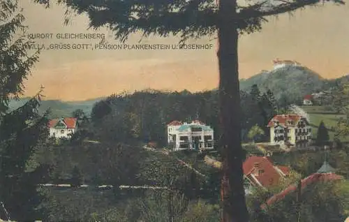 Austria Kurort Gleichenberg Villa "Gruss Gott" , Pension Plankenstein u. Rosenhof