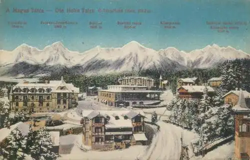 Slovakia Hohe Tatra winter scenery