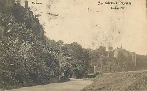 Germany Feuersee Aus Grimma's Umgebung Schloos Dooen